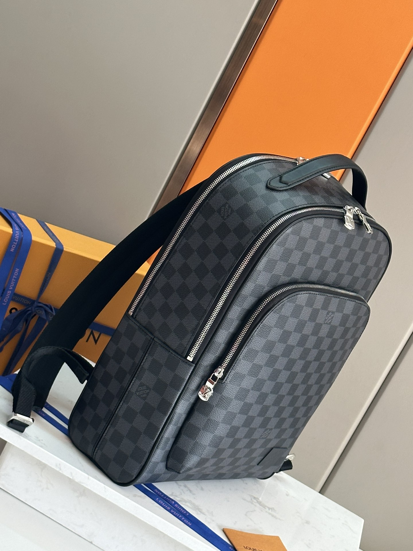LV 高仿棋盤格後背包 N40499款 經典格紋 通勤旅行雙用推薦｜歐美奢侈品精品推薦