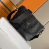 LV 高仿郵差包 M45911 黑色Monogram帆布 經典男用單肩包｜歐美奢侈品精品推薦