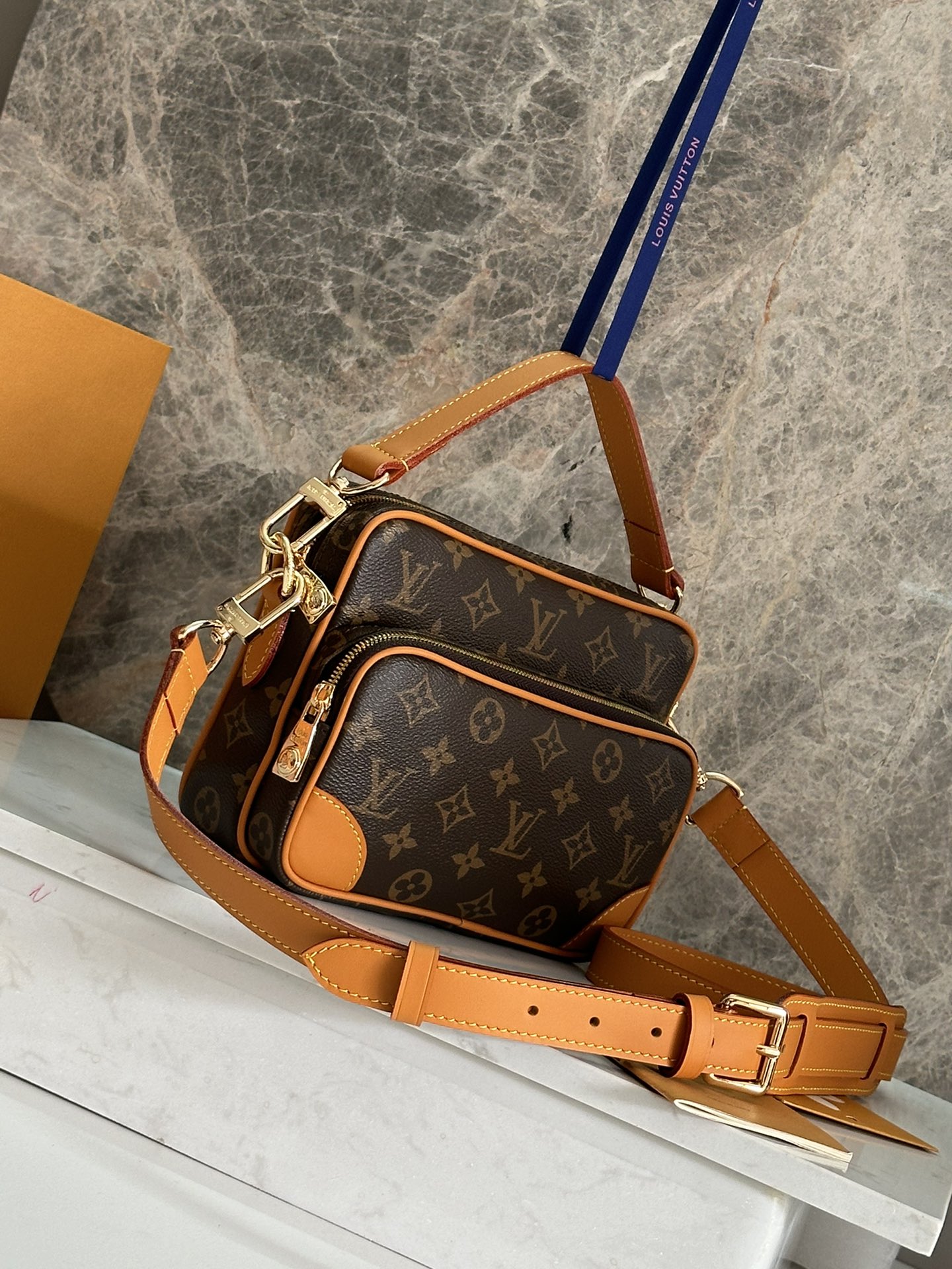 LV高仿Monogram相機包 復古設計手提肩背兩用人氣推薦款｜歐美奢侈品精品推薦