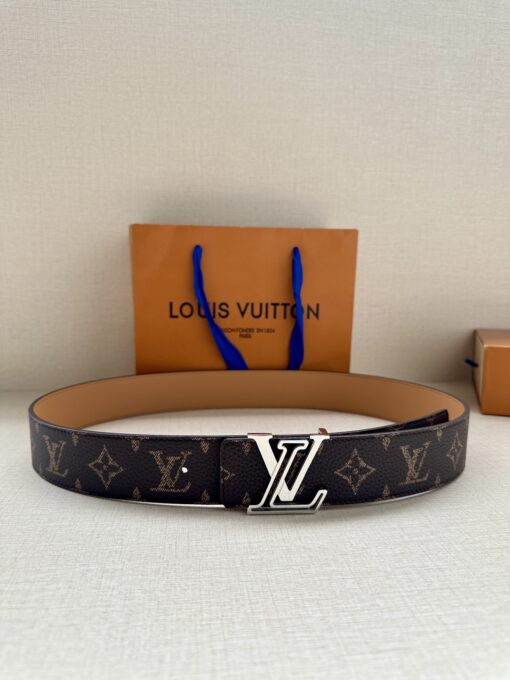 LV一比一Monogram經典圖案皮革腰帶百搭時尚精品皮帶