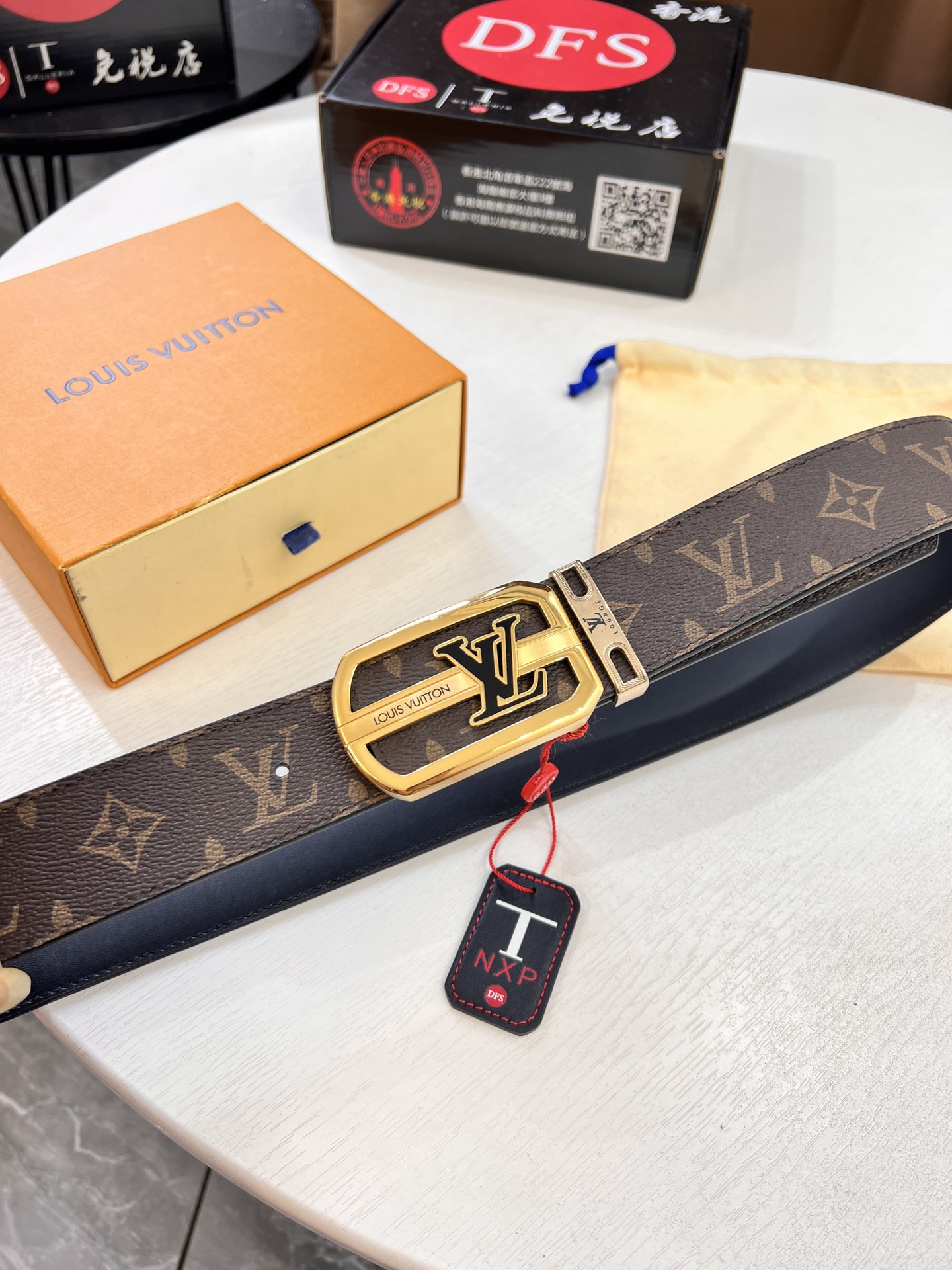 LV 高仿Monogram老花金扣皮帶經典百搭腰帶推薦｜歐美奢侈品精品推薦