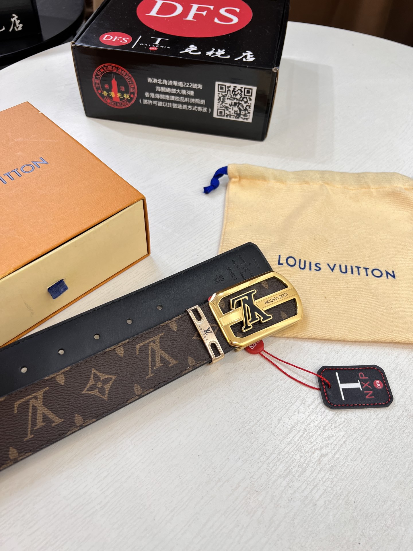 LV 高仿Monogram老花金扣皮帶經典百搭腰帶推薦｜歐美奢侈品精品推薦