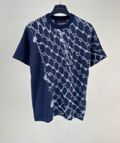 LV一比一花紋短袖T恤 潮流染色設計夏日高端穿搭單品