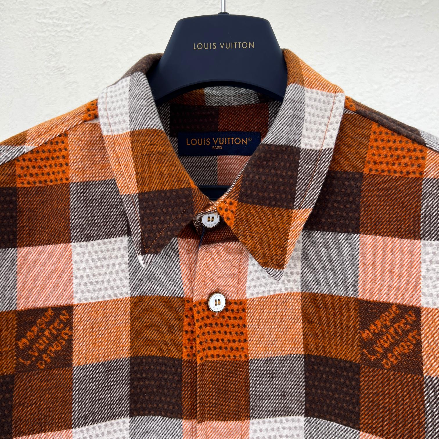 LV原單格紋襯衫 秋冬經典大地色系設計 輕暖厚棉質穿搭不膩款｜歐美奢侈品精品推薦