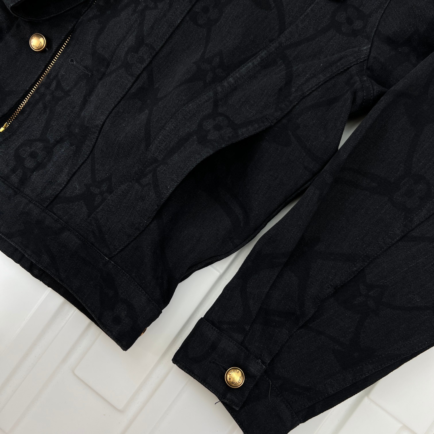 LV原單丹寧外套 深藍連帽設計 秋冬金扣街頭風外套推薦｜歐美奢侈品精品推薦