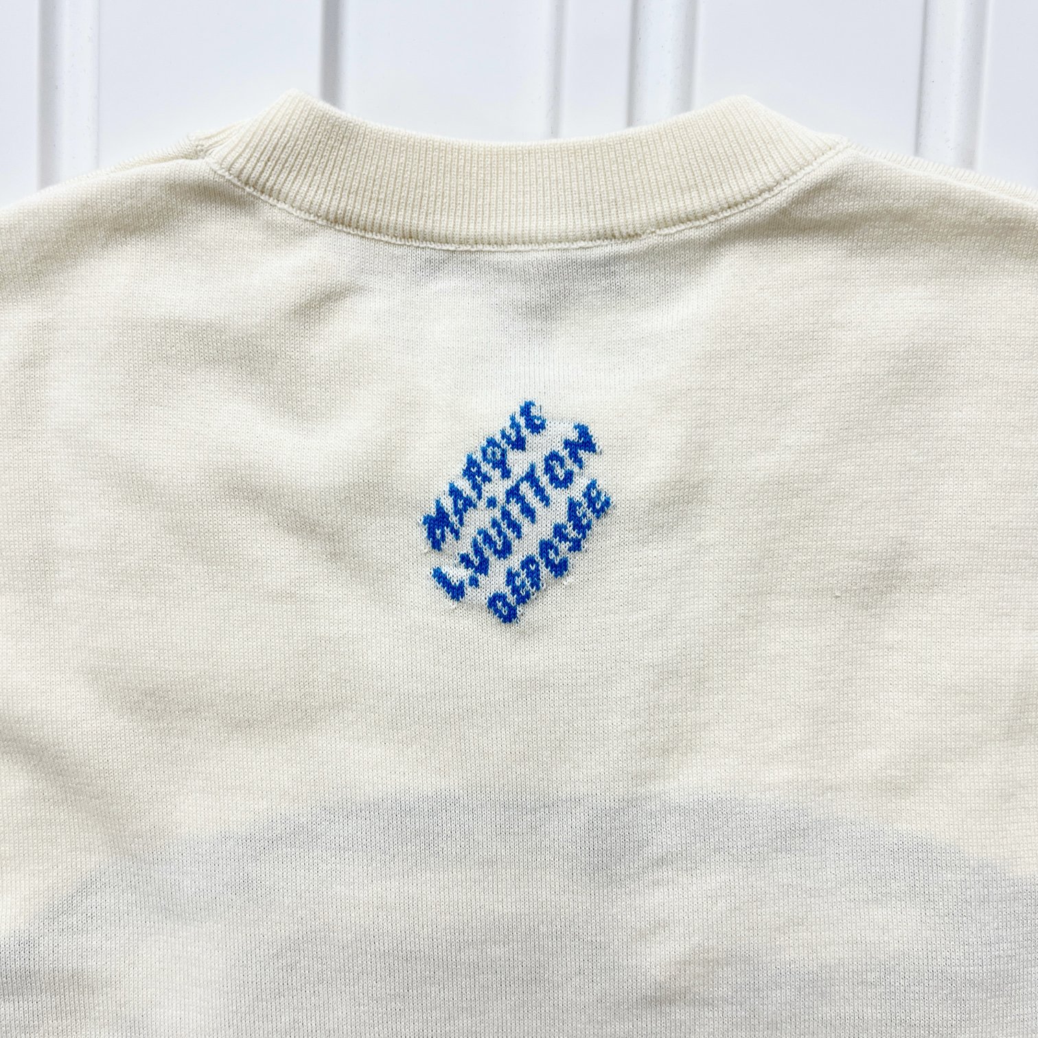 LV高仿白色短袖T恤 山景印花設計 夏季通勤百搭潮款｜歐美奢侈品精品推薦