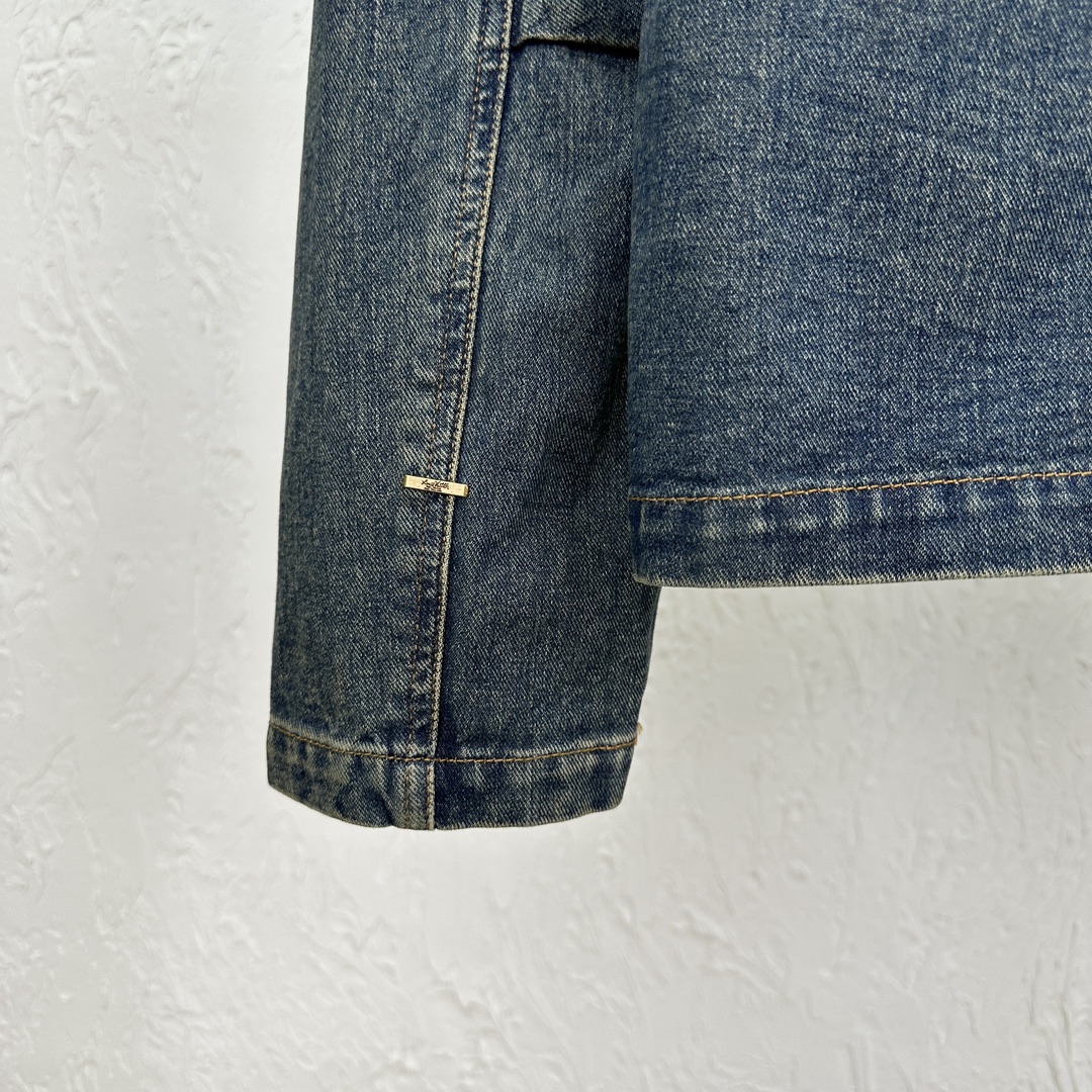 LV高仿丹寧外套老花滿版設計潮流復古牛仔款｜歐美奢侈品精品推薦