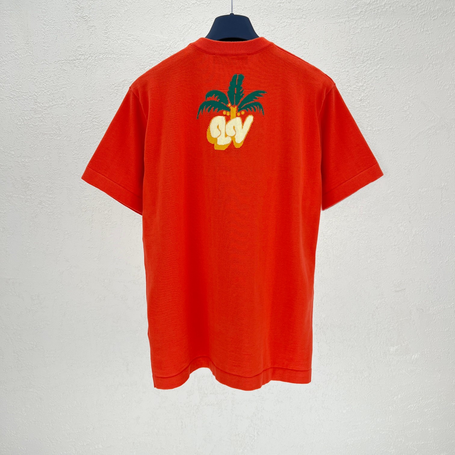 LV高仿短袖T恤紅色棕櫚印花款 夏日風人氣設計｜歐美奢侈品精品推薦