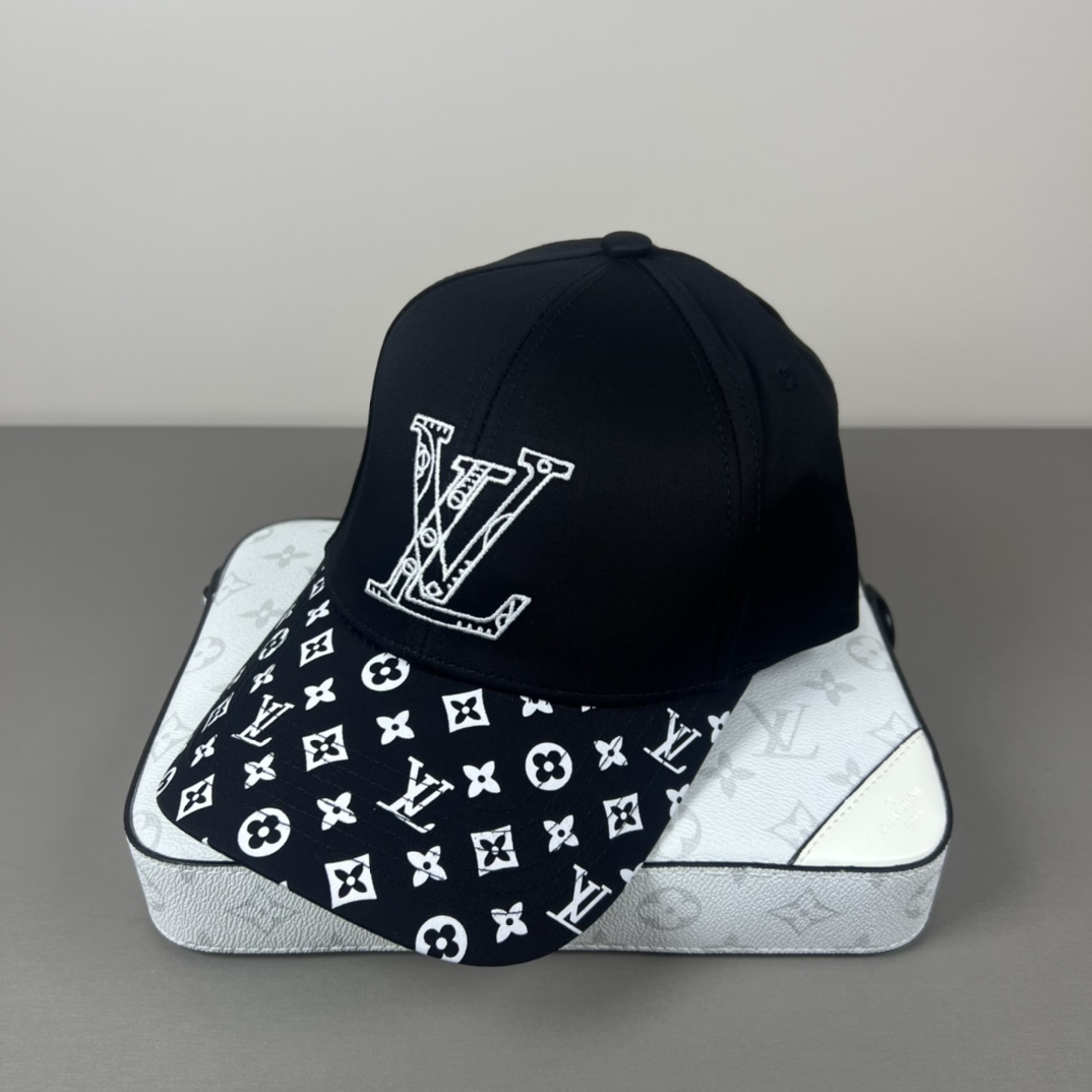 LV 原單卡其色印花棒球帽時尚百搭遮陽帽男女皆宜款｜歐美奢侈品精品推薦