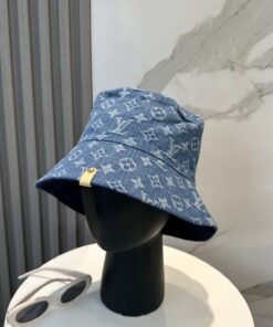LV 原單牛仔漁夫帽 水洗丹寧經典Monogram