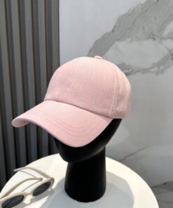 LV 高仿粉色棒球帽 素雅Monogram壓紋設計