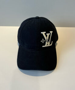 LV精品仿製棒球帽經典黑色刺繡潮流百搭配件