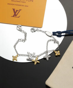 LV 原單金銀雙色花卉手鍊 經典Monogram吊飾鏈條款