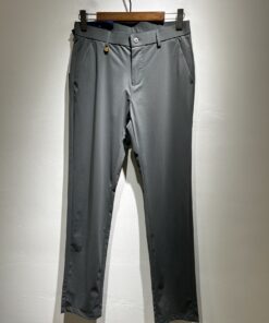 LV高仿灰色長褲修身剪裁挺版褲腳簡約質感款