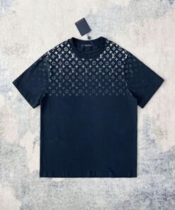 LV漸層滿版T恤 原單等級 黑色百搭設計款