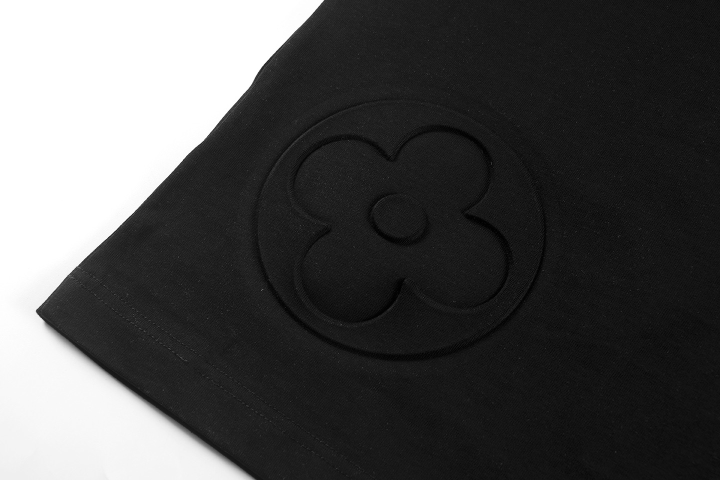 LV一比一黑色壓紋T恤簡約風百搭款短袖上衣