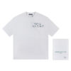 LV高仿白T鏤空立體Logo簡約印花短袖上衣