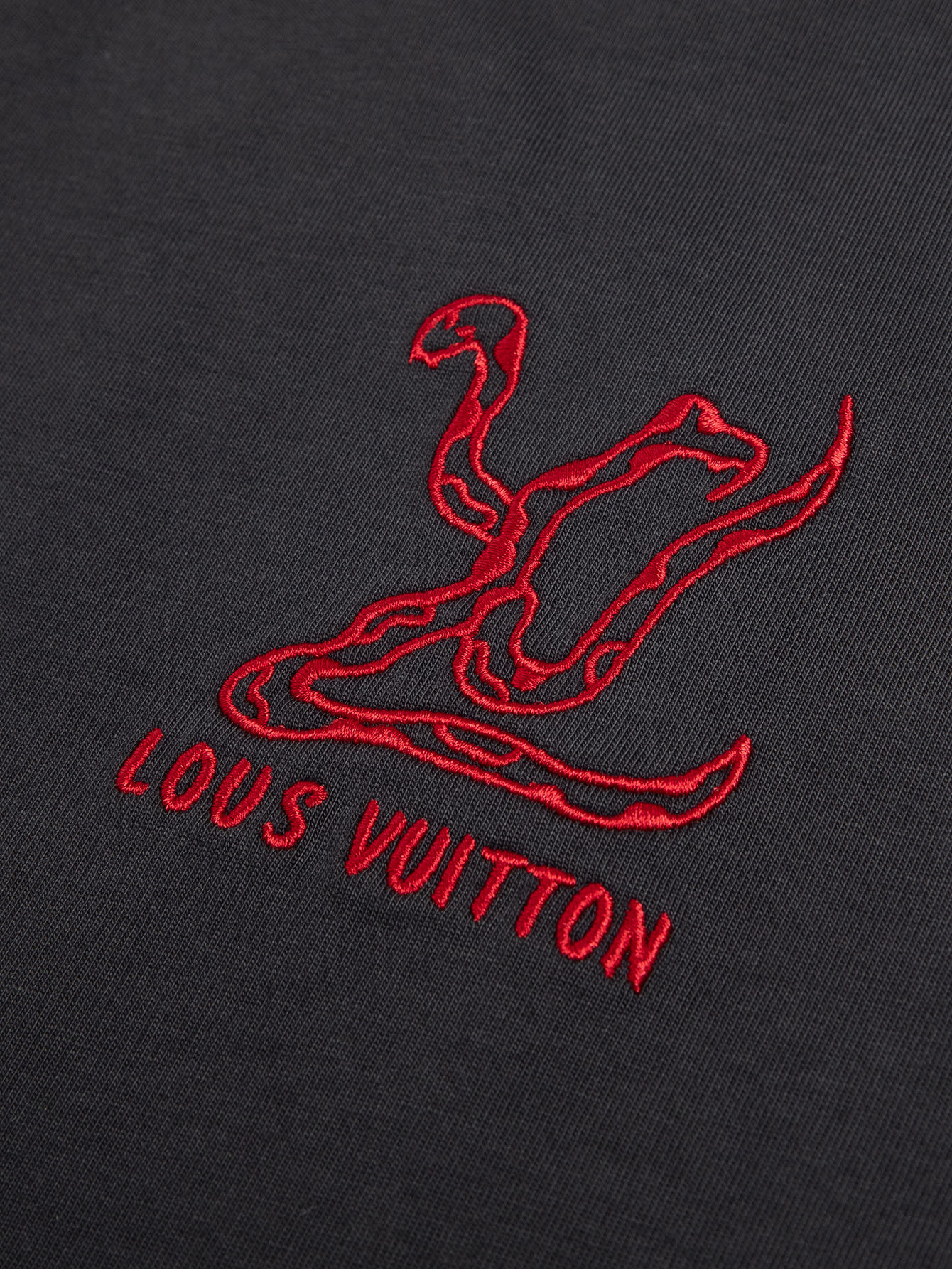 LV A貨短袖T恤 龍紋刺繡設計 黑色潮流款上衣｜歐美奢侈品精品推薦