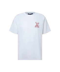 LV A貨短袖T恤 白色龍紋刺繡設計 潮流男裝必備款