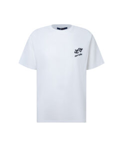 LV 高仿白色短袖T恤 小圖刺繡設計 夏季寬鬆必備款