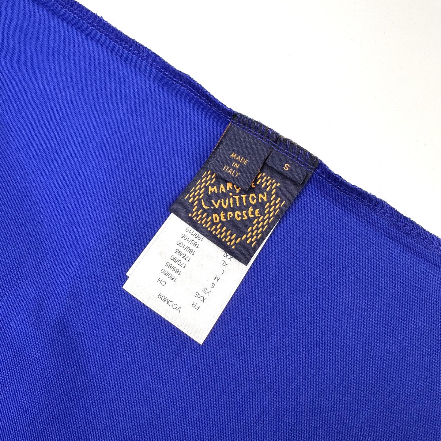 LV 高仿藍色短袖T恤 簡約撞色條紋設計款｜歐美奢侈品精品推薦