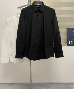 LV 高仿長袖襯衫 經典黑白雙色 百搭設計款