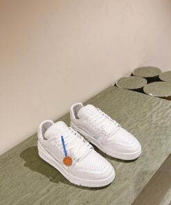 LV A貨白色全皮運動鞋男士潮流百搭休閒鞋推薦莆田鞋款