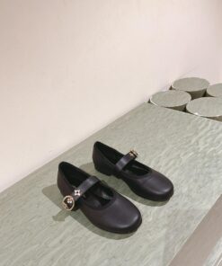 LV一比一黑色瑪麗珍平底鞋女款復古氣質百搭莆田鞋熱銷版