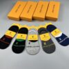 LV高仿短襪男士禮盒裝 五色經典LOGO設計款