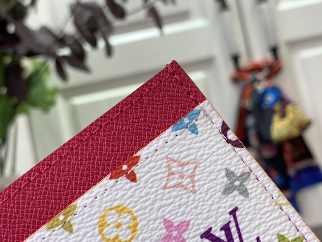 LV 一比一卡包白色多彩Monogram輕薄卡夾款式｜歐美奢侈品精品推薦