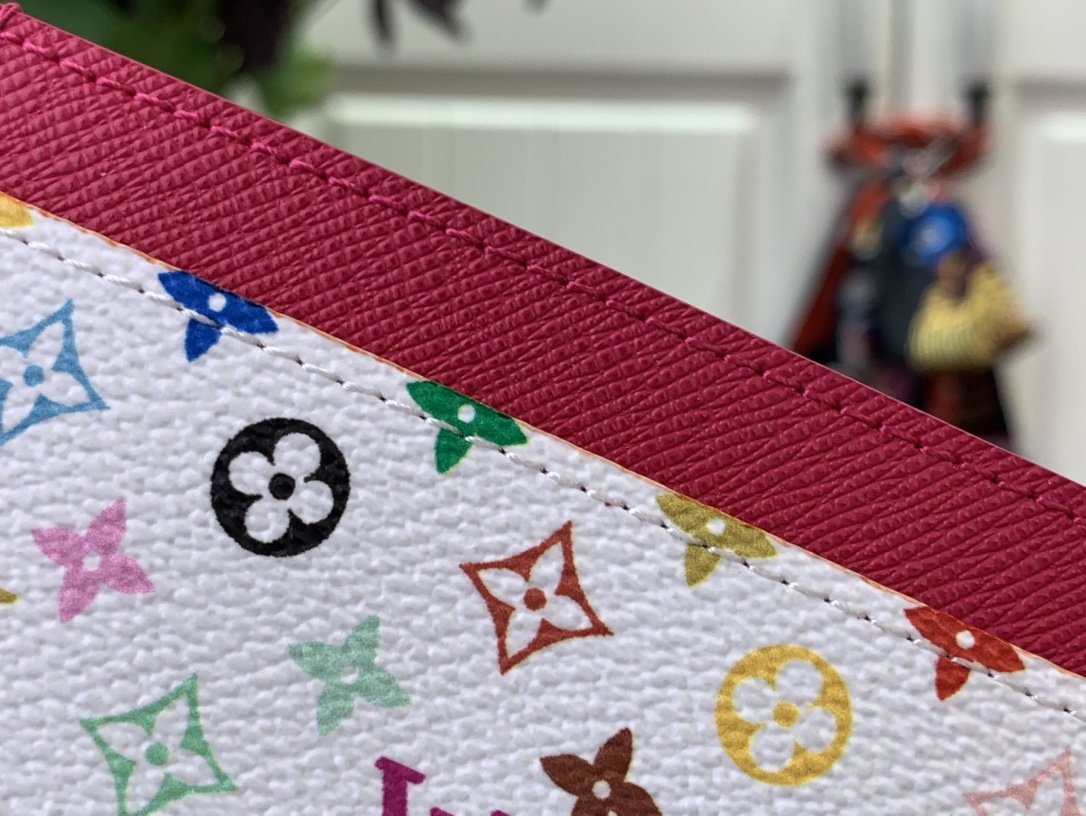 LV 一比一卡包白色多彩Monogram輕薄卡夾款式｜歐美奢侈品精品推薦
