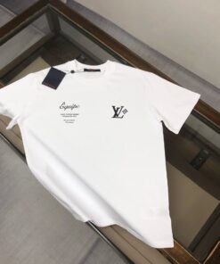 LV 一比一白色短袖T恤 Equipe刺繡簡約款 男士輕便夏季時尚上衣