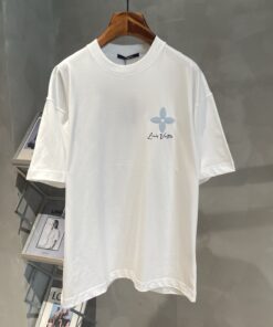 LV原單花卉刺繡短袖 白色優雅氣質百搭款