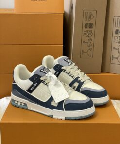 LV 原單藍灰拼接運動鞋 低調質感百搭推薦款式