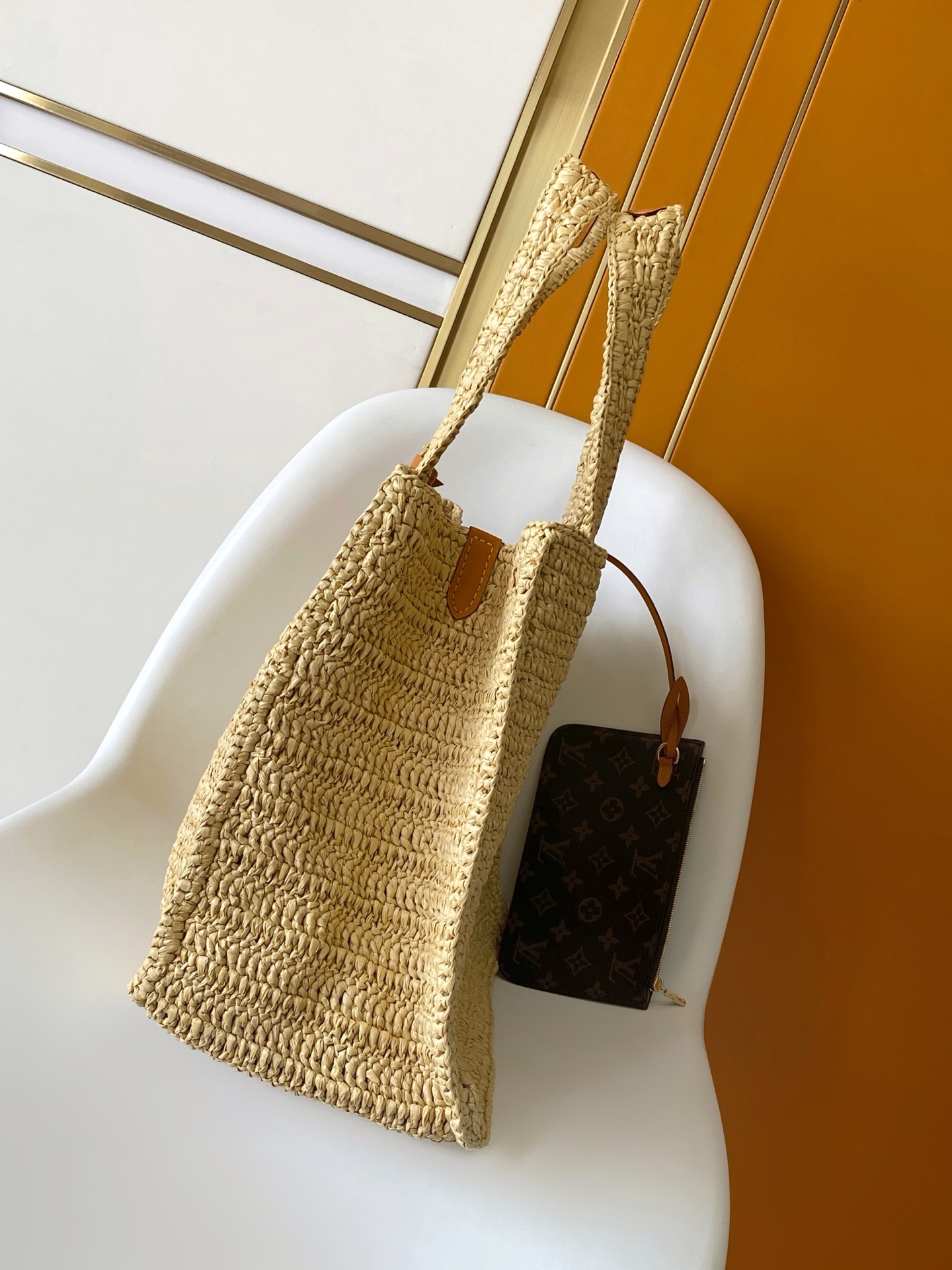 LV 高仿草編托特包 夏日沙灘百搭手提袋｜歐美奢侈品精品推薦