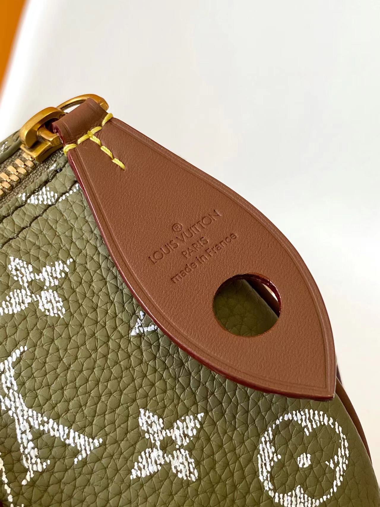 LV 一比一Speedy綠色手提包 Monogram復古波士頓包｜歐美奢侈品精品推薦