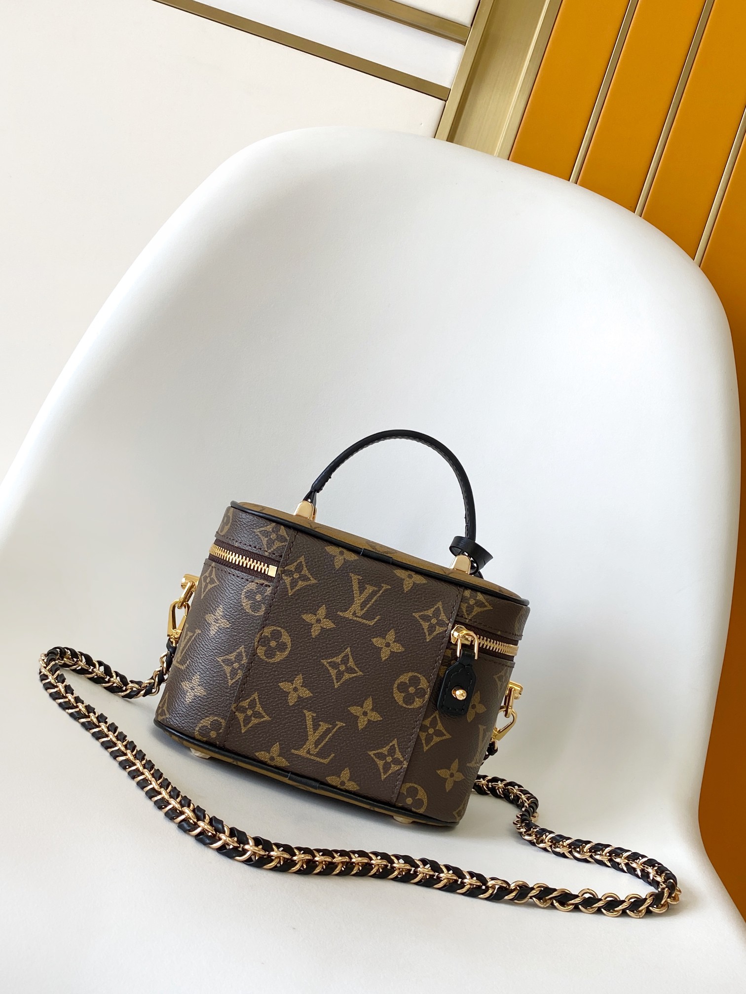 LV 高仿Vanity小箱型鏈條包 單肩斜挎手提兩用｜歐美奢侈品精品推薦