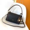 LV 一比一黑色單肩包 Monogram細節鎖扣設計｜歐美奢侈品精品推薦