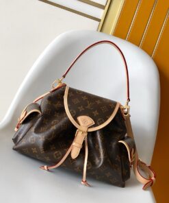 LV 一比一 Montsouris 水桶包 復古抽繩設計