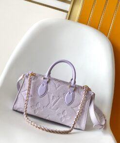 LV 一比一 紫色迷你手提鏈條包 精緻小巧百搭設計