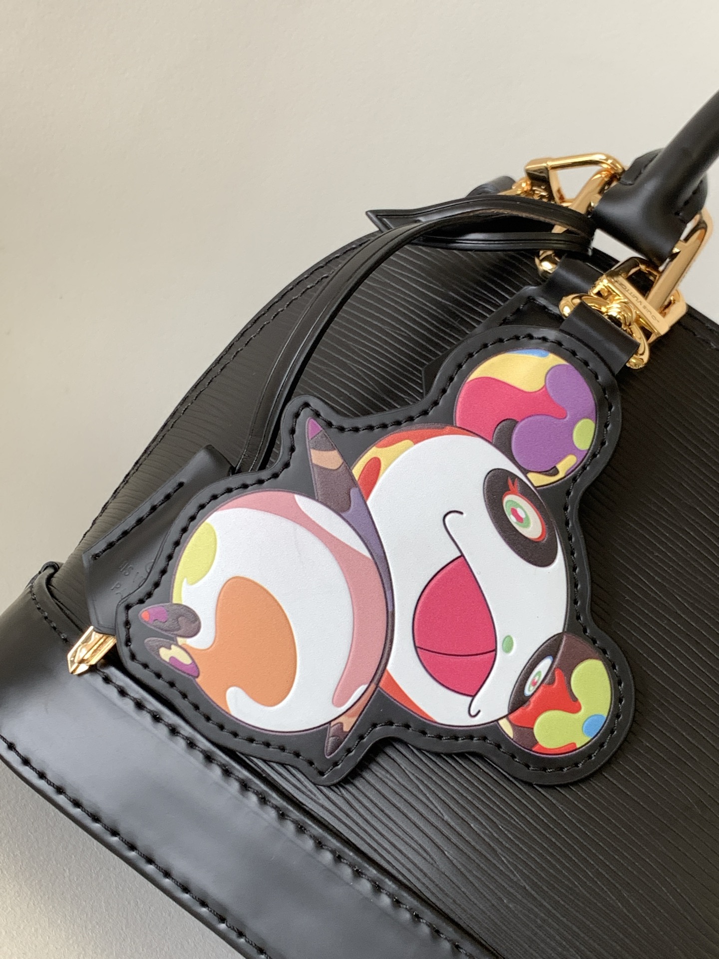 LV 高仿 Alma BB 黑色熊貓聯名設計手提包｜歐美奢侈品精品推薦