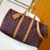 LV 高仿 Keepall 星空棕 Monogram 旅行袋 經典大容量款|超A仿原單精品圖片 3 LV 高仿 Keepall 星空棕 Monogram 旅行袋 經典大容量款|歐美奢侈品精品推薦