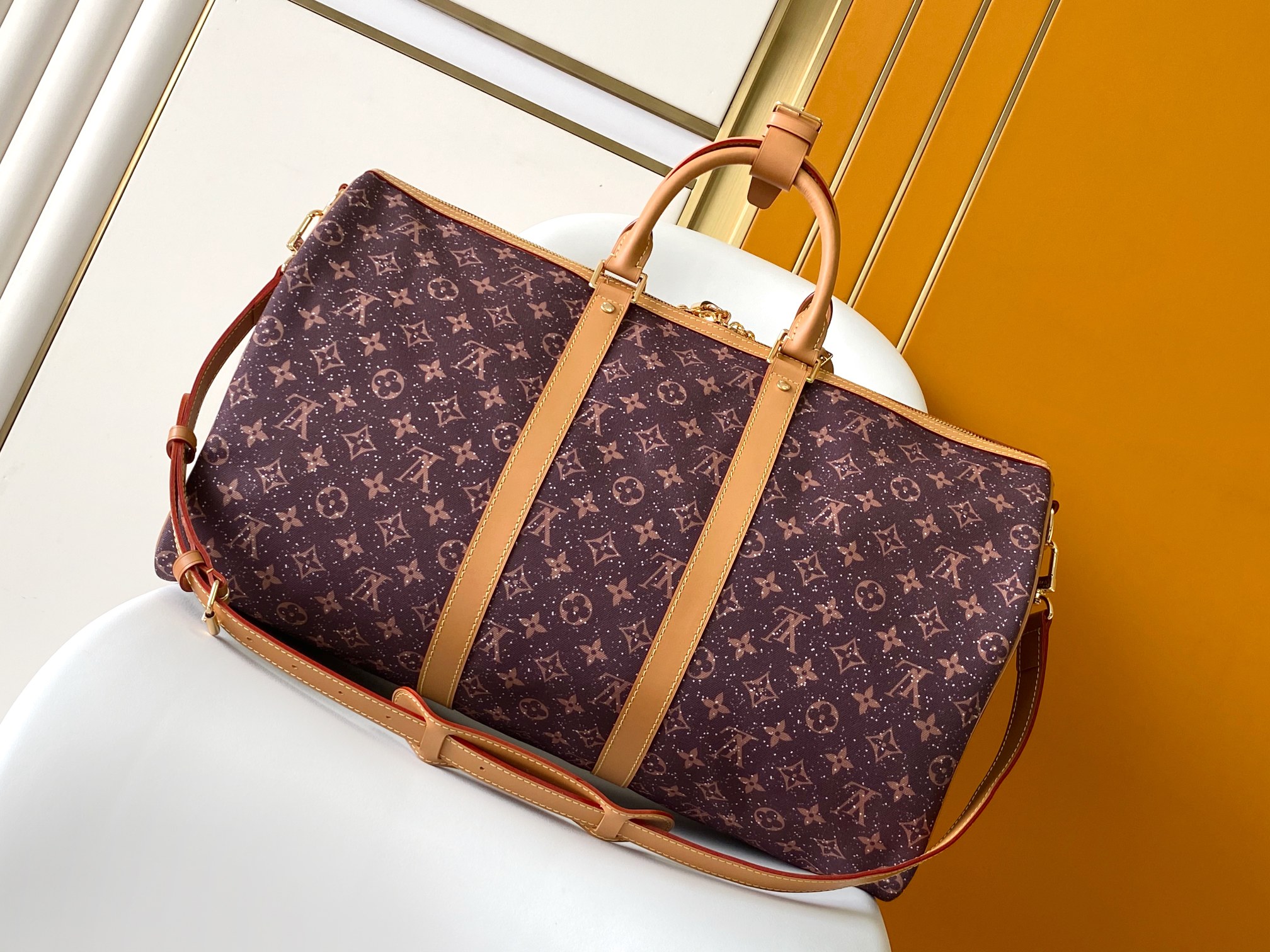 LV 高仿 Keepall 星空棕 Monogram 旅行袋 經典大容量款｜歐美奢侈品精品推薦