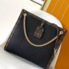 LV 高仿 OnTheGo 黑金鍊條托特包 Monogram 拼接大容量|超A仿原單精品圖片 3 LV 高仿 OnTheGo 黑金鍊條托特包 Monogram 拼接大容量|歐美奢侈品精品推薦