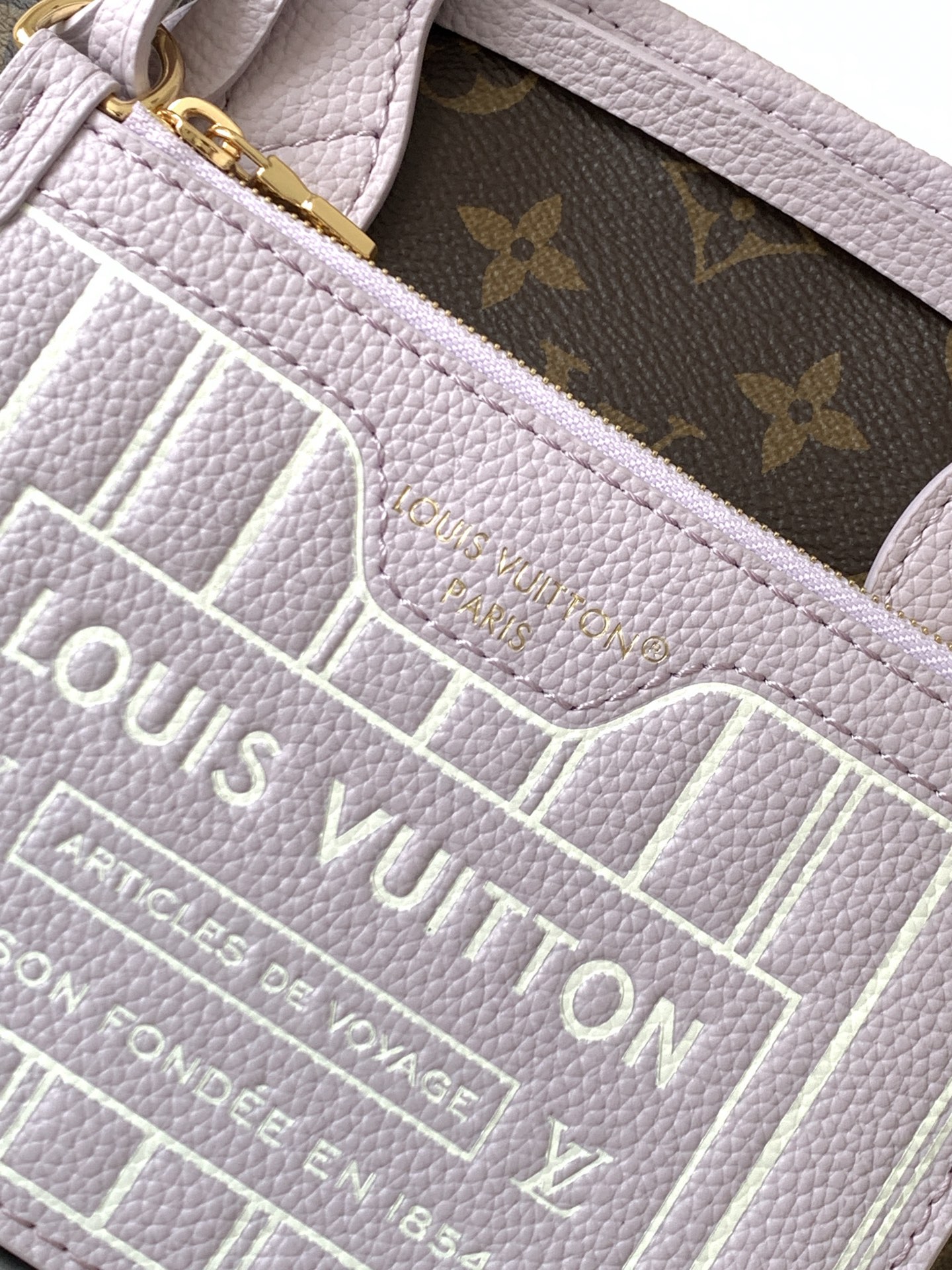 LV 一比一 Onthego Mini 手提包 Monogram 拼淡紫配色|超A仿原單精品圖片 11 LV 一比一 Onthego Mini 手提包 Monogram 拼淡紫配色|歐美奢侈品精品推薦