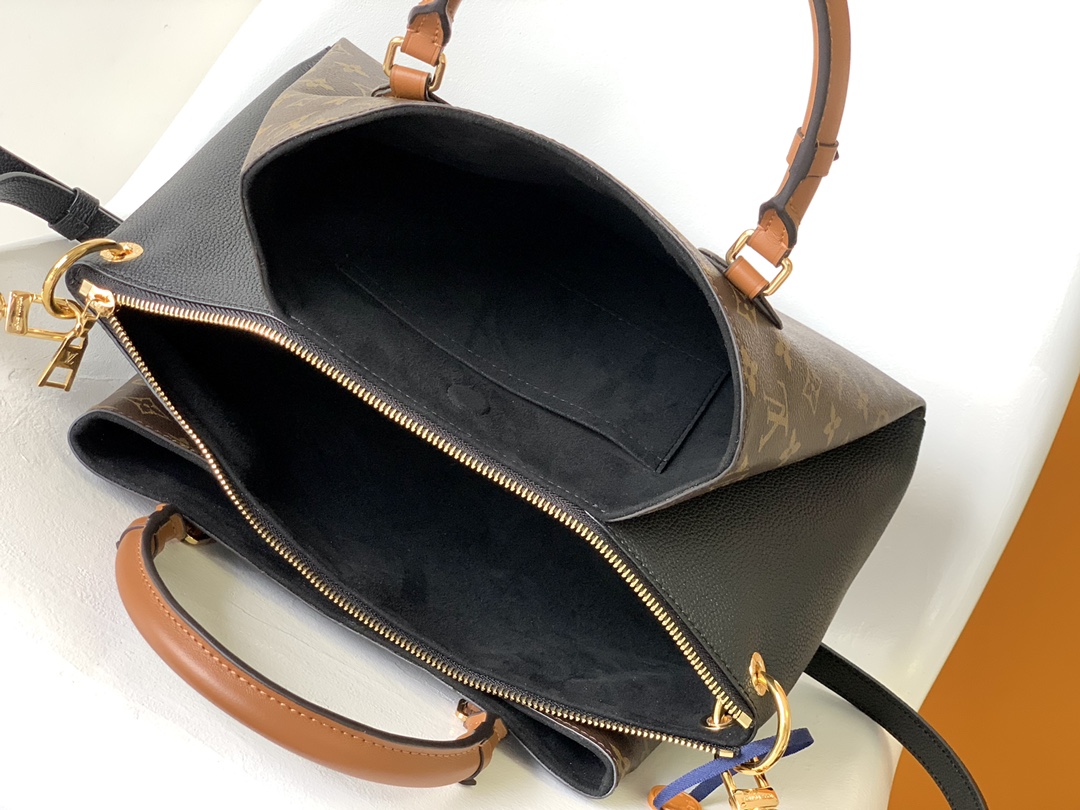 LV 高仿 Nano Turenne 小號手提包 黑拼色設計|超A仿原單精品圖片 8 LV 高仿 Nano Turenne 小號手提包 黑拼色設計|歐美奢侈品精品推薦