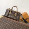 LV一比一 Dauphine East West 手袋 經典雙Monogram拼接金鏈小包｜歐美奢侈品精品推薦