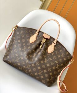 LV高仿女士大號鎖頭手提包Monogram經典百搭款