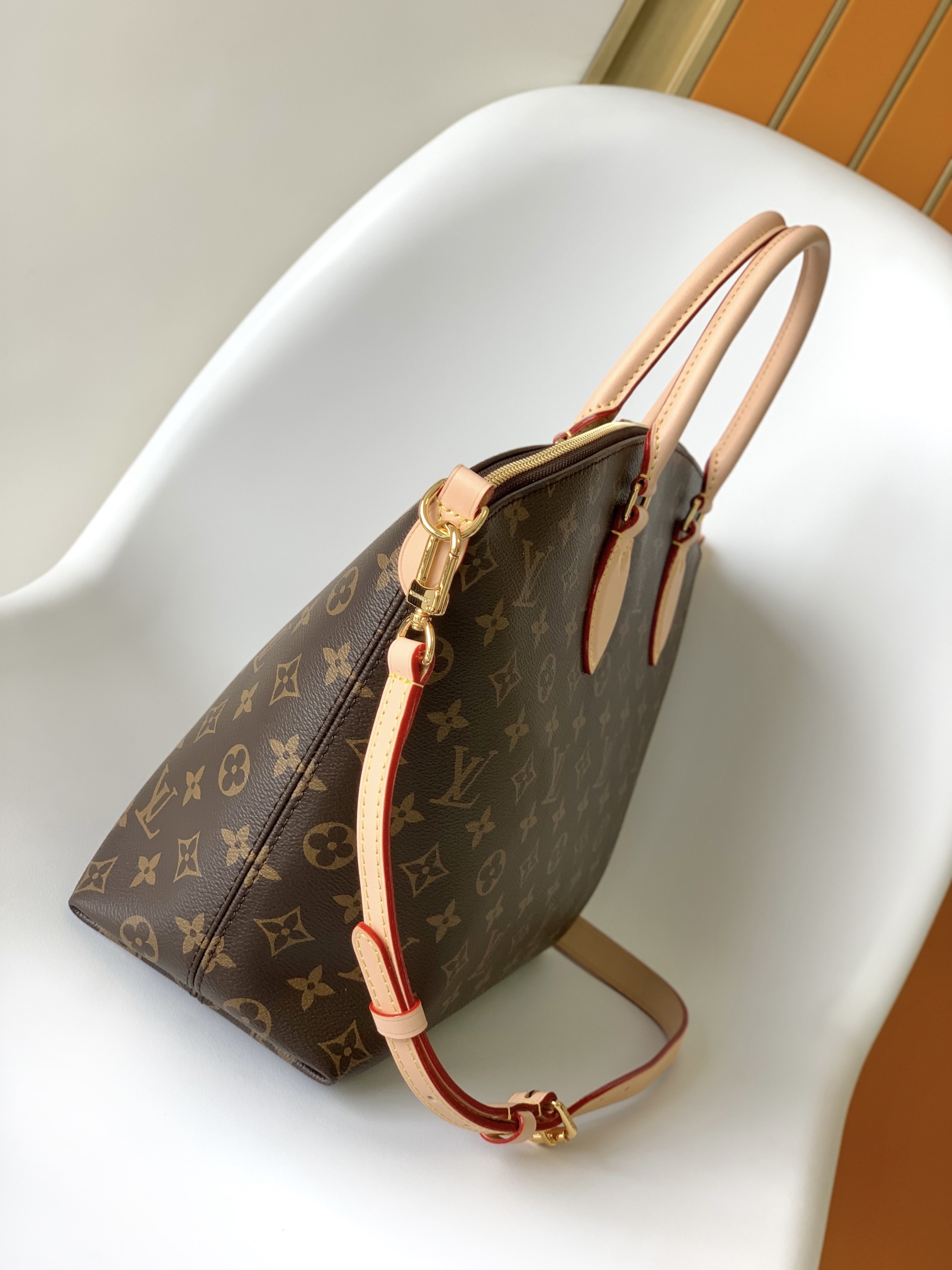 LV高仿女士大號鎖頭手提包Monogram經典百搭款｜歐美奢侈品精品推薦