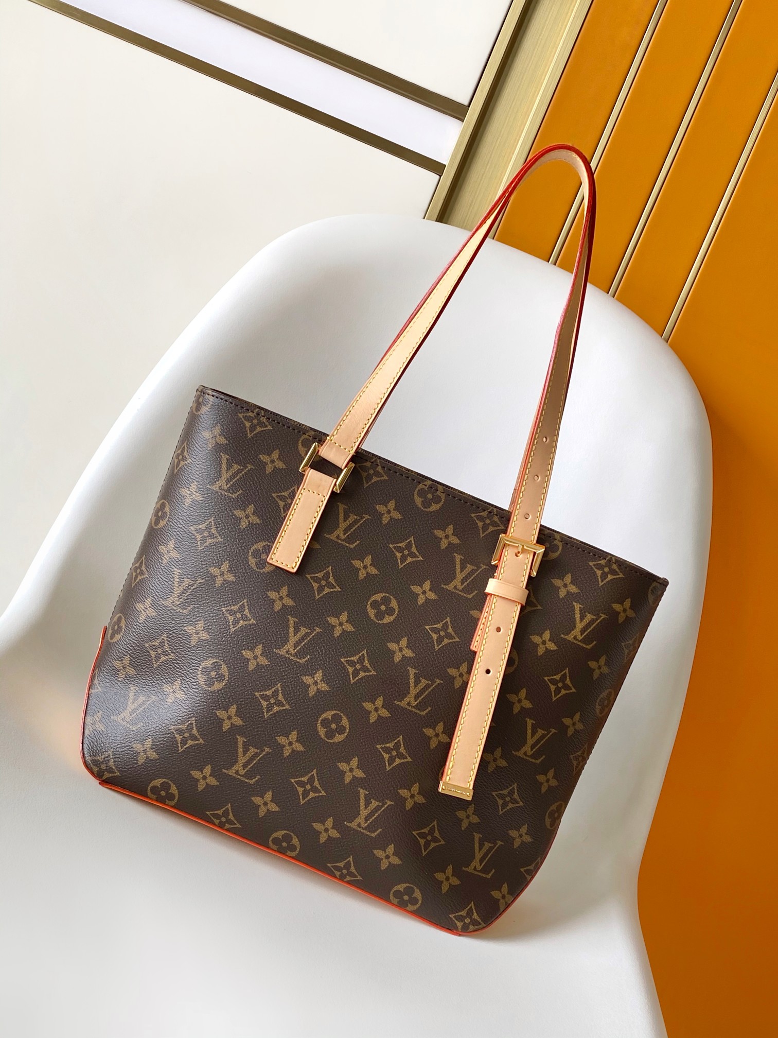 LV一比一女士托特包Monogram長肩帶百搭通勤款｜歐美奢侈品精品推薦
